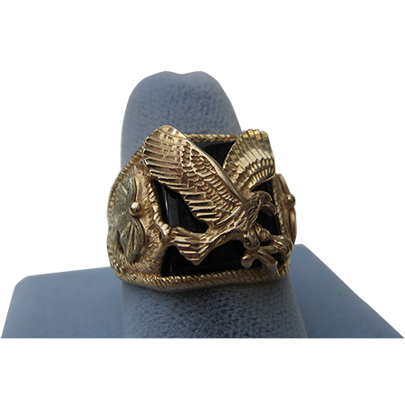 Antique, Ron Eagle Ring 1583, Estate Sale